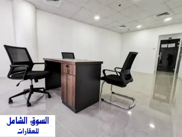 Reasonable price New Ready office Space Available for rent in Adliya !..