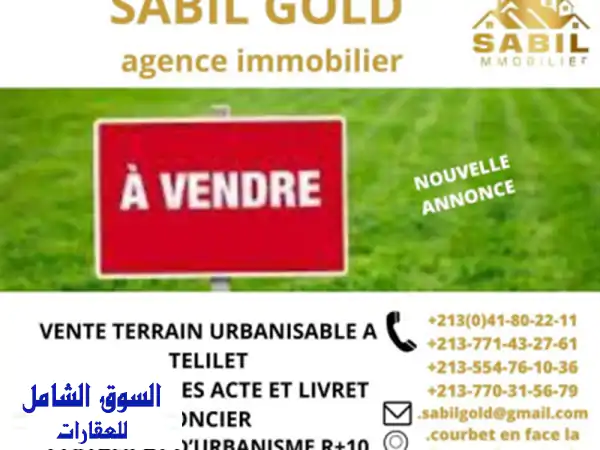 Vente Terrain Oran Oued tlelat