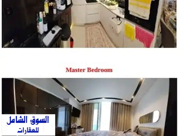 شقة ديلوكس بإطلالة بحرية للبيع في منطقة السيف Deluxe apartment with sea view for sale in seef area