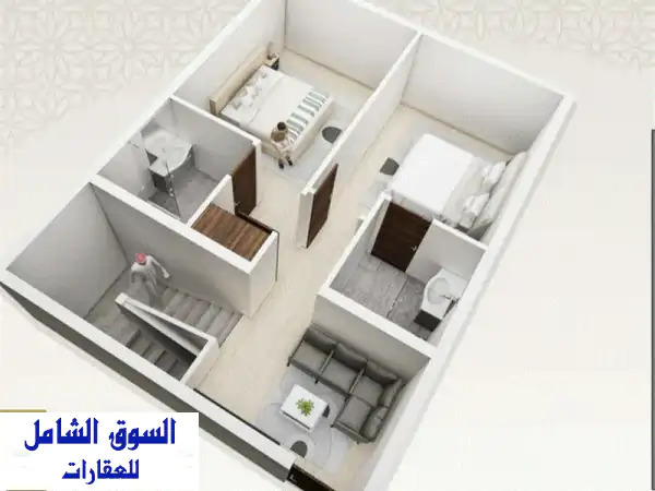 شقة للبيع طابقين دوبلكس بالأقساط السيب الخوض السادسة من المالك flat for sale