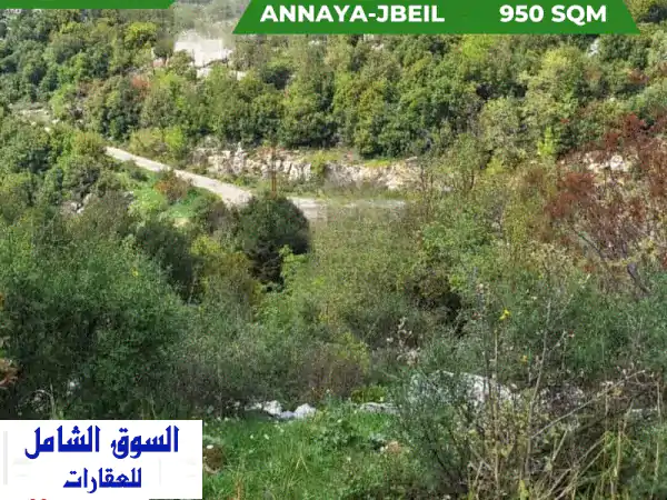 Prime location land in Annaya ارض موقع متميز في عنايا