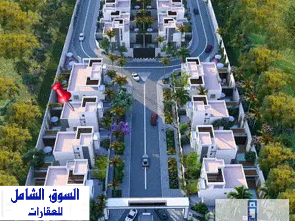 دلوقتي بمقدم 570 ألف بس. . تمتلك فيلا توين هاوس بكمبوند بارك ويست زايد الجديدة  PARK WEST