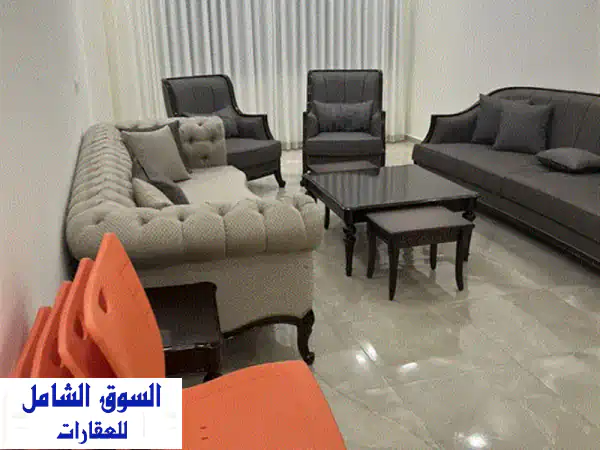 ثلاث غرف مفروشة للإيجار قرب من وزارة شباب ورياضة 1200 $