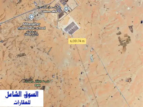 10.5 دونم قعفور قوشان مستقل تبعد عن جمرك عمان 6 كيلو...