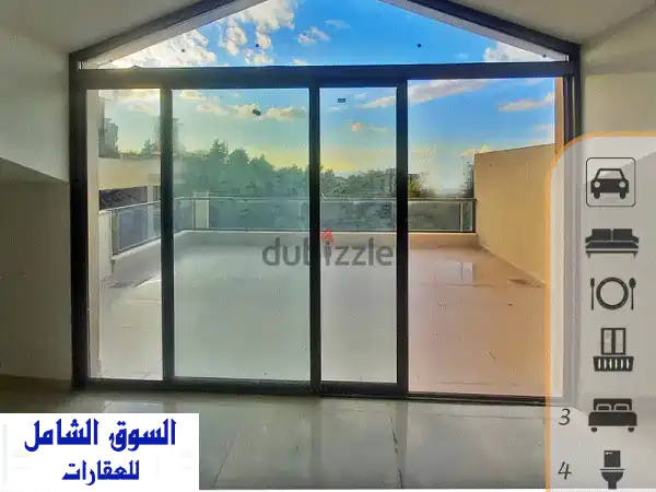 Bsalim  Brand New 280 m² Duplex  Terrace  Great Building Status