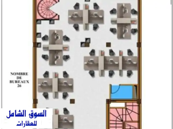 مبنى إداري فاخر للبيع في تكسراين، الجزائر العاصمة - فرصة استثمارية مثالية!