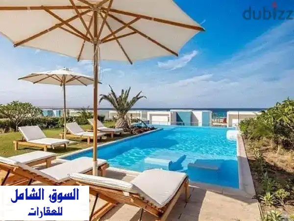 شالية متشطب للبيع 110 م دي باي الساحل الشمالي Chalet For Sale...