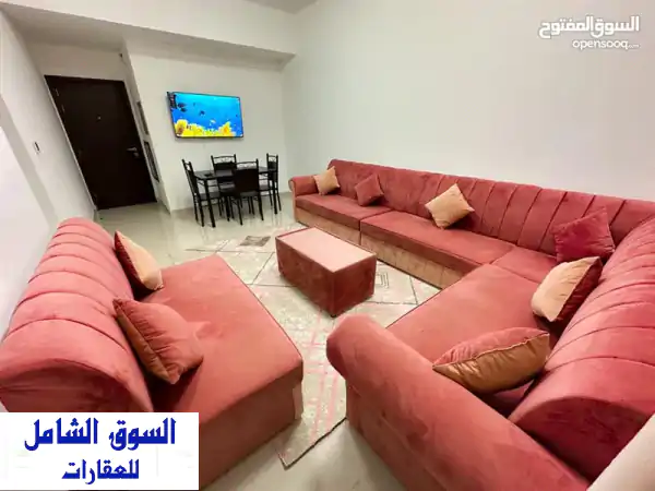 بدوون عمووولة في عجمان شقة مفروشة غرفة وصالون فرش...