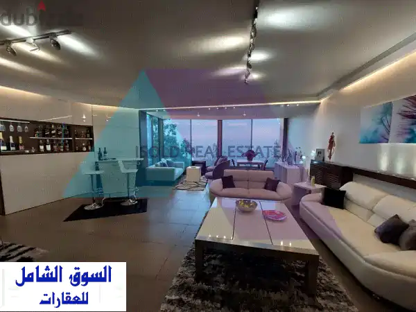 Fully decorated 190m2 apartment with 30m2 terrace for sale in Bsalim