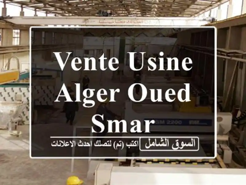 Vente Usine Alger Oued smar