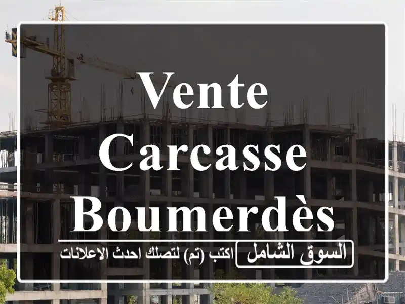 Vente Carcasse Boumerdès Hammedi
