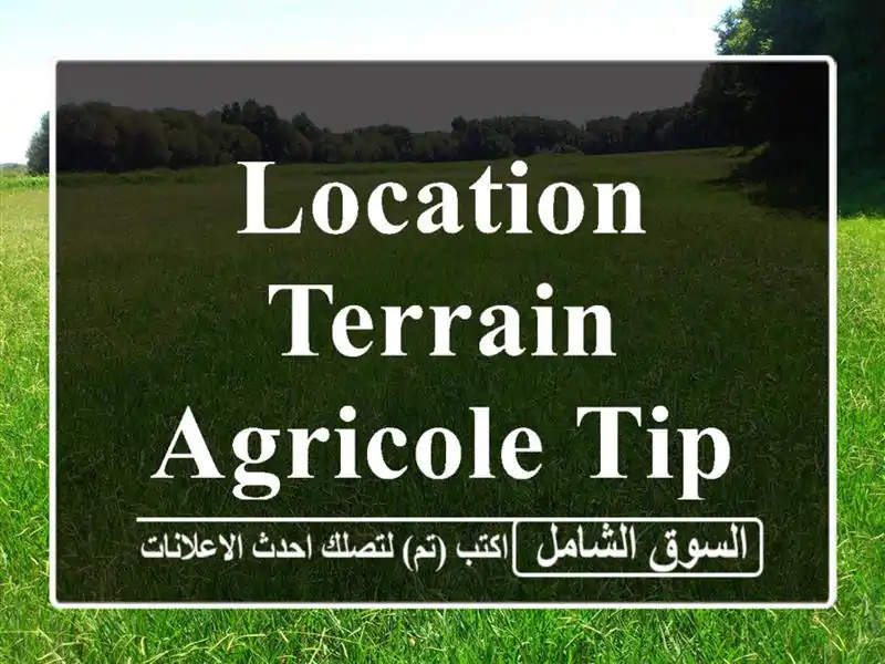 Location Terrain Agricole Tipaza Hadjout
