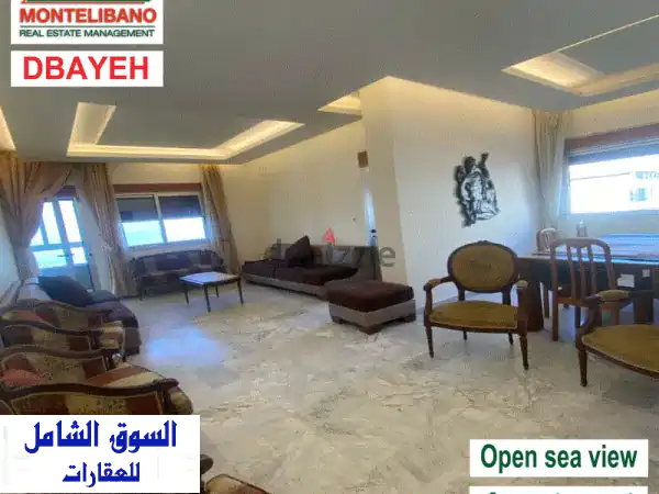 160.000$ Cash Payment!! Apartment for sale in Dbayeh!! Open Sea View!!