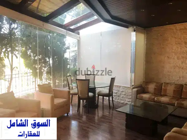 240 Sqm+70 Sqm GardenFully Furnished Apartment for rent in Beit Meri