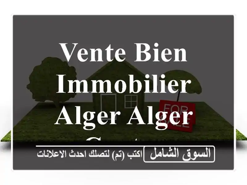 Vente bien immobilier Alger Alger centre