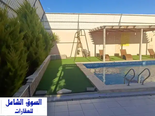 مزرعه سرايا الشهم vip في شمال اربد مع مسبح داخلي مدفا