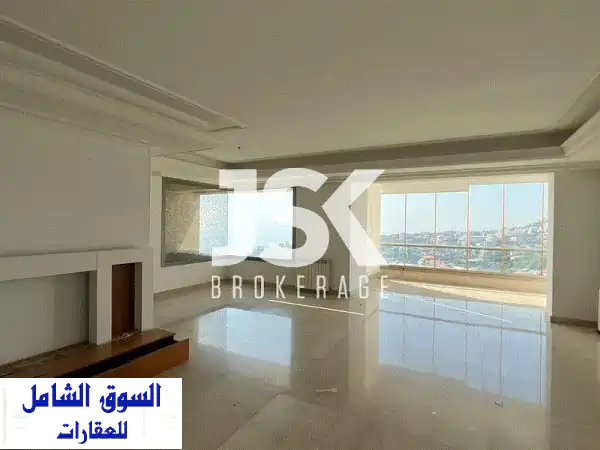 L15255 Apartment With An Amazing Seaview for Rent in Kfarhbeib