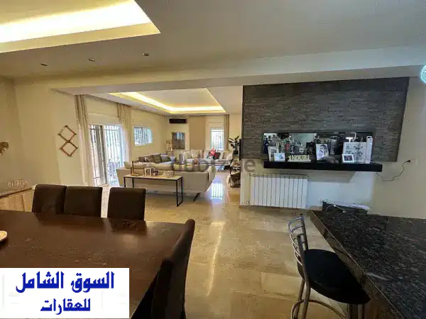 Furnished 170m2 apartment+60 m2 terrace +open view for sale in Ghadir