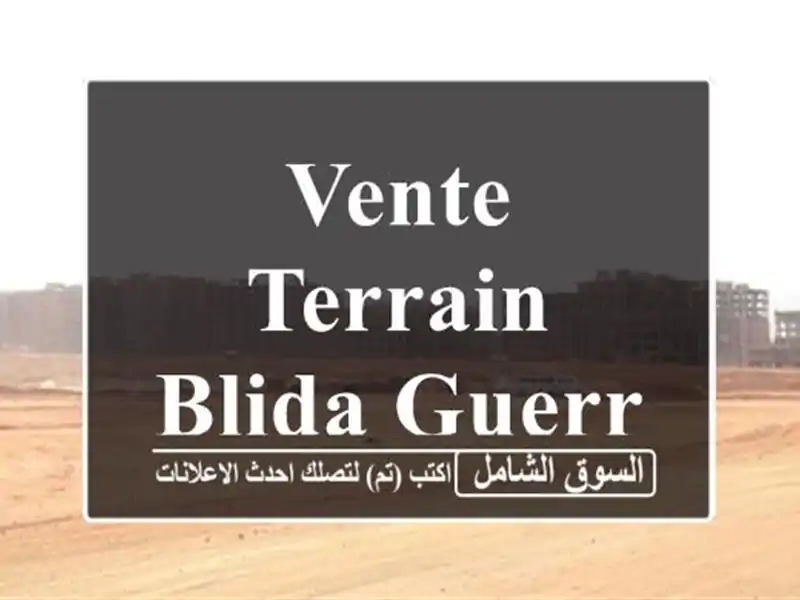 Vente Terrain Blida Guerrouaou