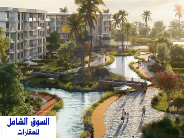 شقة لإعادة البيع 128م + جاردن 70م ( cleo  palm hills ) التجمع الخامس  12,633,000 ج بتسهيلات على 7 ...