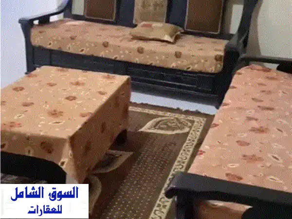 للكراء شقة مفروشة غرفتين و صالة