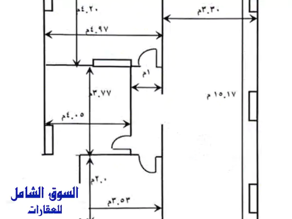 شقة للبيع بالابراهيميه