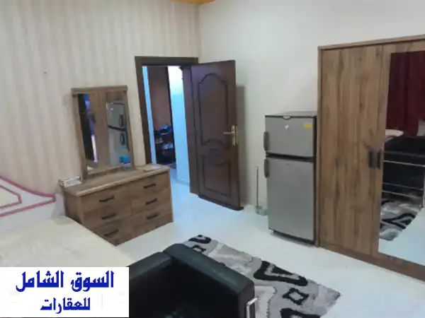 #for rent furnished studio with electricity in karbabad <br/>the studio consists of <br/>1 large bedroom <br/>1 ...