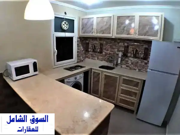 شقة مفروشة للإيجار بالسالمية للمغتربين | غرفة نوم واحدة بإطلالة بحر ومرافق فاخرة