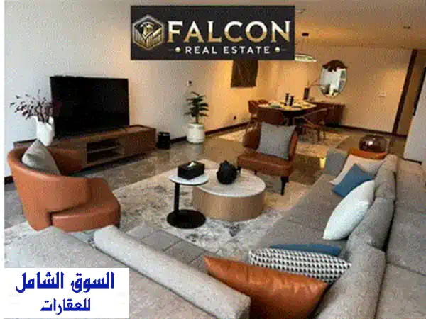شقة للبيع فاخرة بـ166م² في بلوم فيلدز | فيو جاردن مفتوح وموقع حيوي | تشطيب كامل سوبر لوكس