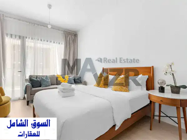 فرصة ذهبية: استوديو فاخر ومفروش بالكامل للبيع...