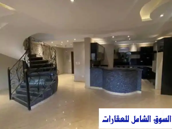 دوبلكس فاخر للإيجار بالشيخ زايد الحي الثامن 220م² -...