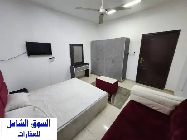 استوديو مفروش فاخر للإيجار الشهري بالخوير، مسقط |...