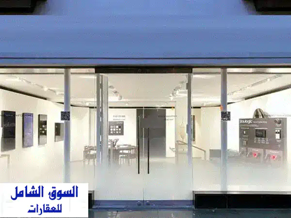 معرض فاخر للإيجار بقلب الحمرا 220 م² - موقع...