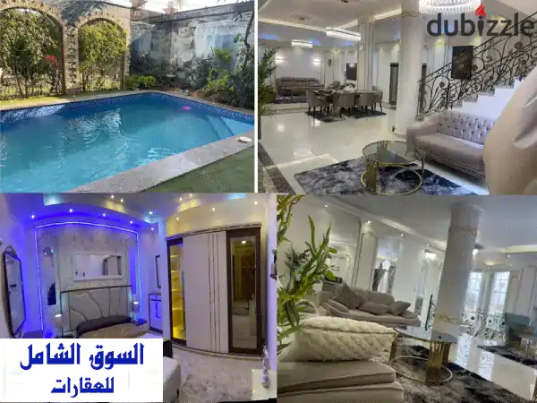 مودرن تريو فيلا للإيجار بكمبوند لافيدا: 5 غرف نوم،...