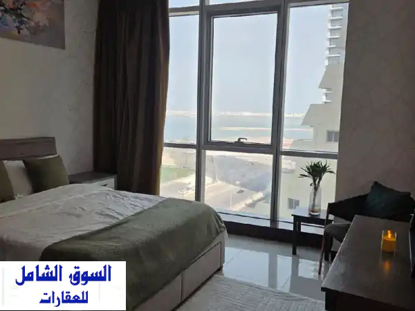 شقة للإيجار  الجفير، برج سكون، غرفة وصالة ومطبخ...