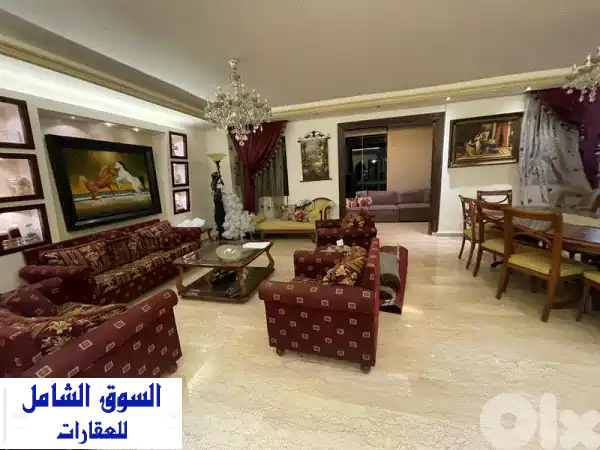 FULLY FURNISHED APARTMENT FOR RENT IN MANSOURIEH PRIME, (MANR286)