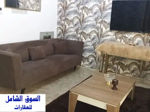 إيجار شهري: شقة غرفتين وصالة مفروشة بالكامل...