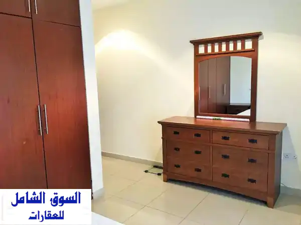 شقة فاخرة مفروشة بالكامل للإيجار في السالمية | غرفة نوم واحدة واسعة | قرب الفنار، المارينا، بوليفارد | للمغتربين