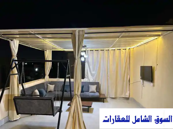 استديو دبل روف مفروش للإيجار الفاخر في 6 أكتوبر | حي...