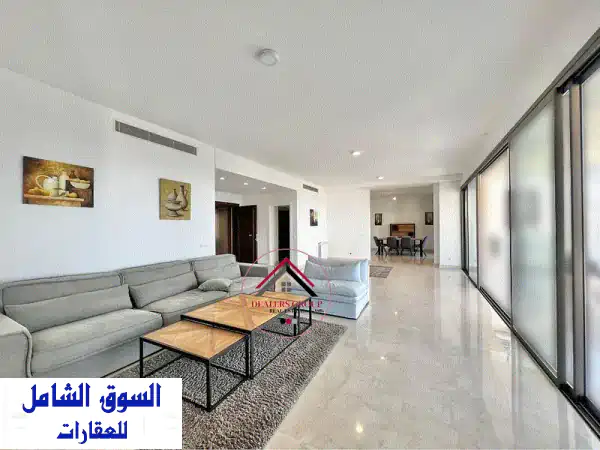 شقة فاخرة مفروشة للبيع في الأشرفية: 350م2 بإطلالة...