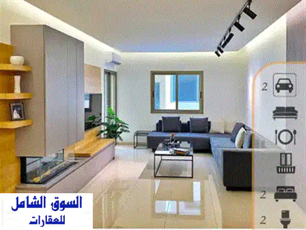 إيجار شقة فخمة مفروشة بكفر حباب 200م² | إطلالة بحرية ساحرة وتراس بحديقة