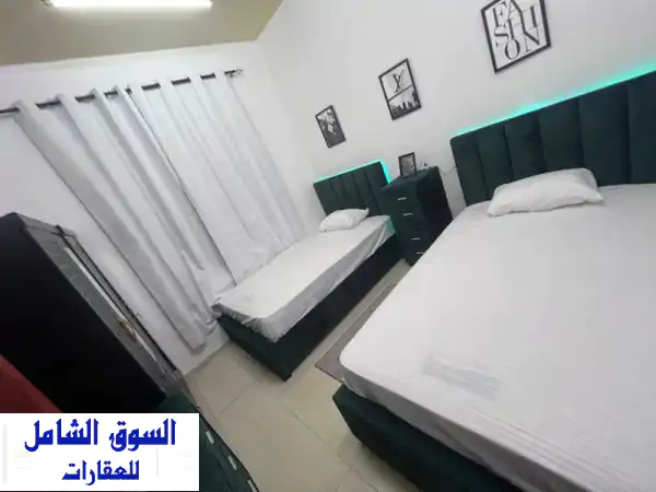 النعيمية: شقة VIP فاخرة غرفتين وصالة للإيجار...