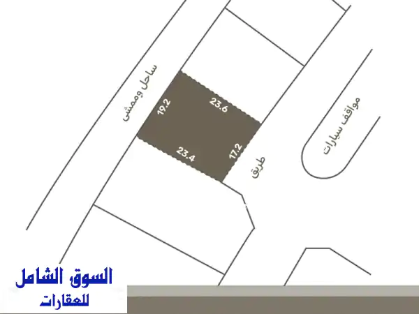 أرض الأحلام بانتظارك! للبيع قطعة أرض استثمارية...