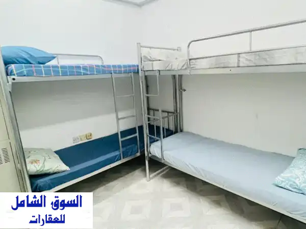 للإيجار السنوي  شقة غرفتين وصالة (مفروشة)...