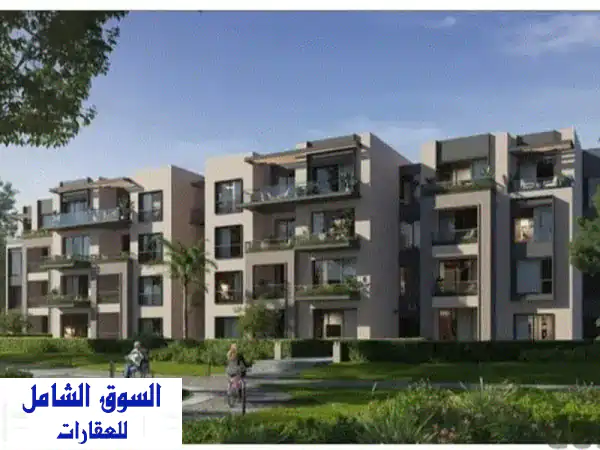 شقة غرفتين بحريّة فاخرة ١١٣م² في كمبوند Garden Lakes -...