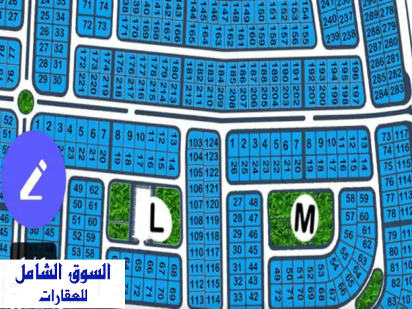 فرصة ذهبية! أرض للبيع بالتجمع الخامس - حي ثاني - منطقة L...