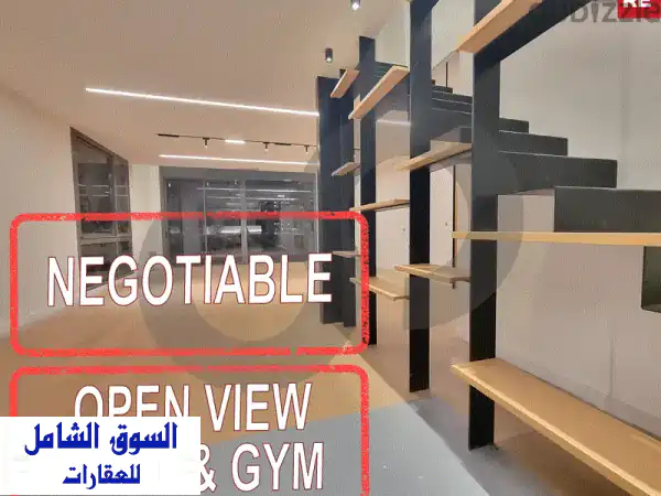 Pool & Gym  Modern Loft  Open View in Achrafiehu002 Fاشرفيه REF#RE117043