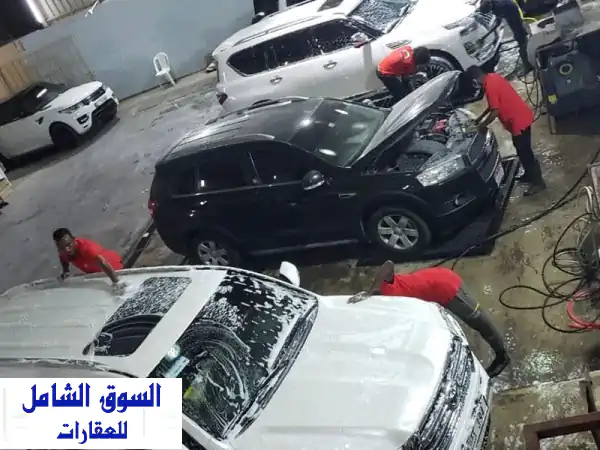 فرصة ذهبية! مغسلة سيارات ناجحة للتنازل في العين...