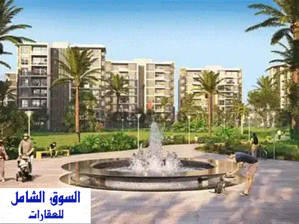 شقة أرضية بجاردن ٩٢ متر² استلام فوري في كابيتال جاردنز بالم هيلز!  🏡