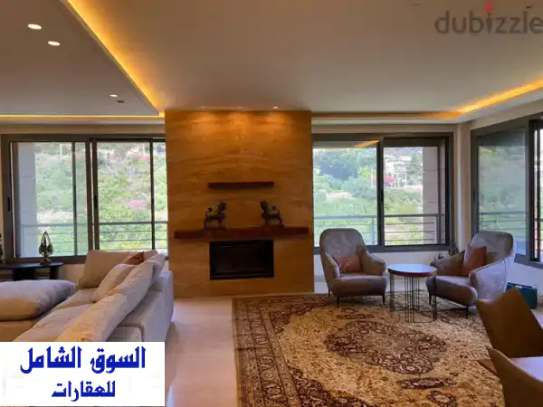 شقة فاخرة مفروشة للإيجار في يارزة + تراس واسع (BAR119)